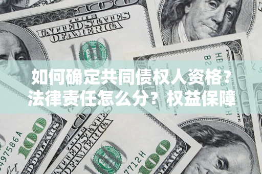武汉如何确定共同债权人资格？法律责任怎么分？权益保障技巧揭秘！