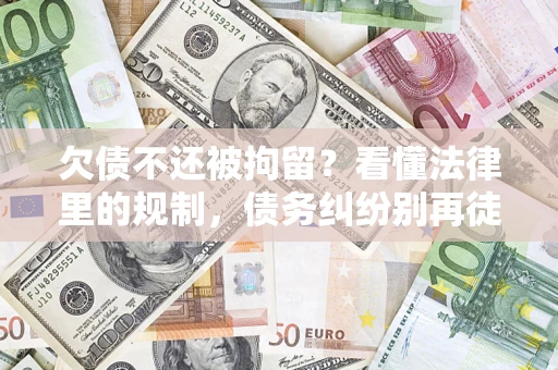 武汉欠债不还被拘留？看懂法律里的规制，债务纠纷别再徒劳奔波