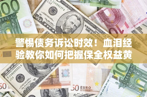 武汉警惕债务诉讼时效！血泪经验教你如何把握保全权益黄金期