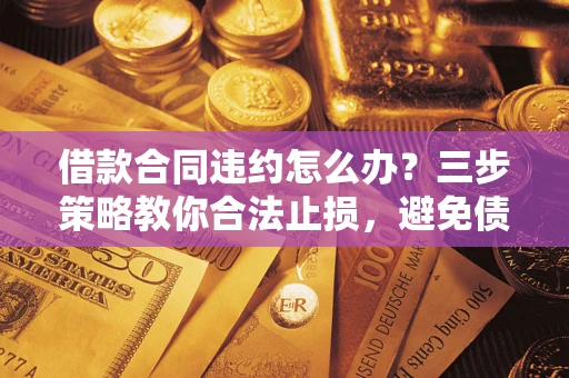 武汉借款合同违约怎么办？三步策略教你合法止损，避免债务危机升级