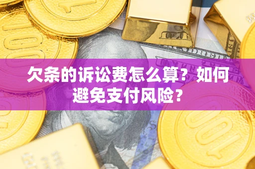 武汉欠条的诉讼费怎么算？如何避免支付风险？
